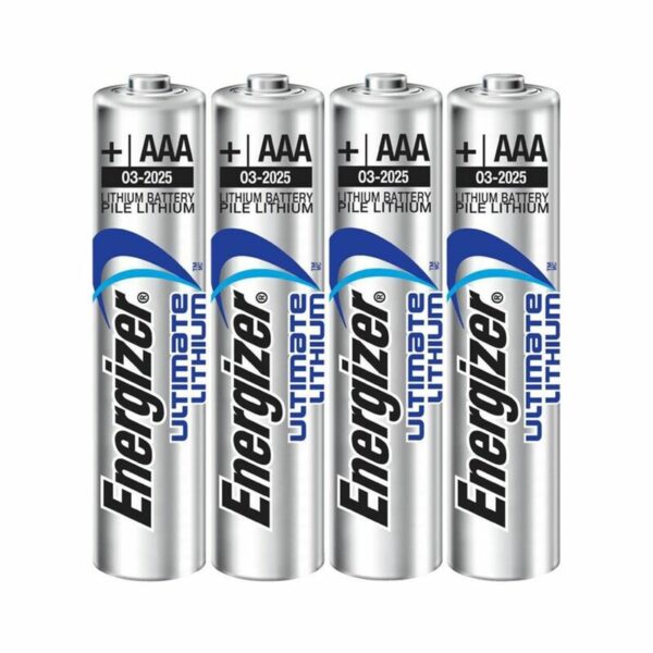 ENERGIZADOR ULTIMATE LITHIUM LITHIUM BATTERY AAA L92 LR03 1,5V BLISTER * 4 - Image 2