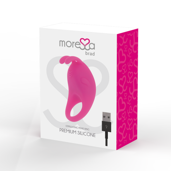 MORESSA BRAD PREMIUM SILICONE RECARREGÁVEL ROSA - Image 3