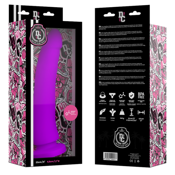DELTA CLUB -  TOYS LILAC DILDO MEDICAL SILICONE 23 X 4,5 CM - Image 2