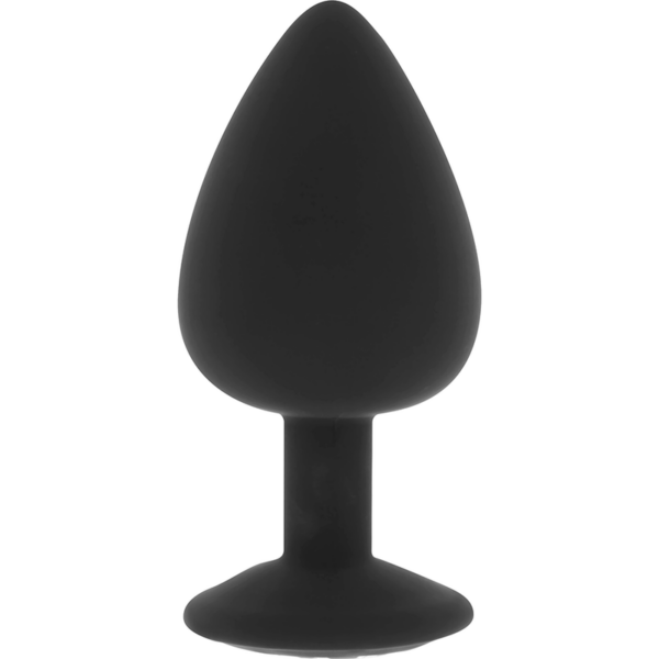 OHMAMA - PLUG ANAL DE SILICONE DIAMANTE TAMANHO L 9 CM - Image 2