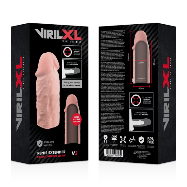 VIRILXL - EXTENSÃO DE PÊNIS NATURAL DE SILICONE LÍQUIDO V3 - Image 9