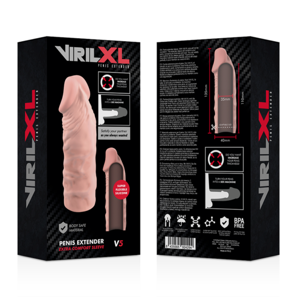 VIRILXL - EXTENSÃO DE PÊNIS NATURAL DE SILICONE LÍQUIDO V5 - Image 9