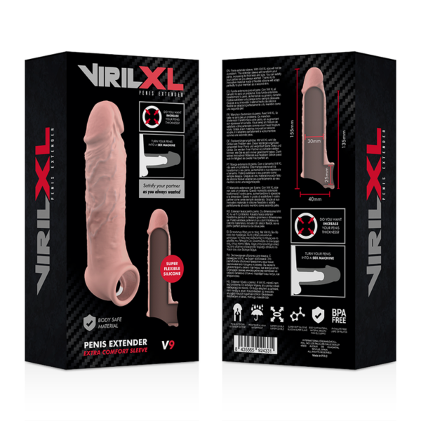 VIRILXL - EXTENSÃO DE PÊNIS NATURAL DE SILICONE LÍQUIDO V9 - Image 9