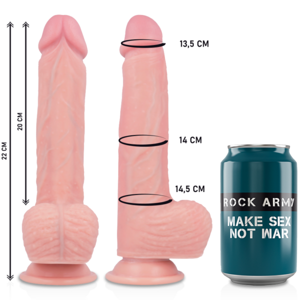 ROCKARMY - ARNÊS  + ROTADOR E VIBRADOR HAWK 22 CM - Image 4