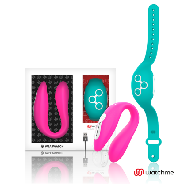 WEARWATCH - VIBRADOR WATCHME DE TECNOLOGIA DUPLA FÚCSIA / ÁGUA DO MAR - Image 2