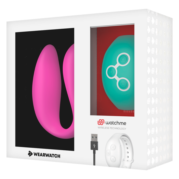 WEARWATCH - VIBRADOR WATCHME DE TECNOLOGIA DUPLA FÚCSIA / ÁGUA DO MAR - Image 8