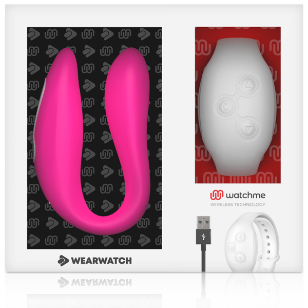 WEARWATCH - VIBRADOR WATCHME DUAL TECHNOLOGY FÚCSIA / NEVE - Image 8