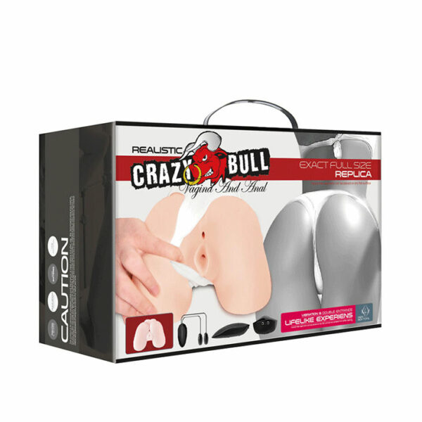 CRAZY BULL - ÂNUS REALISTA E VAGINA COM POSTURA DE VIBRAÇÃO 5 - Image 8