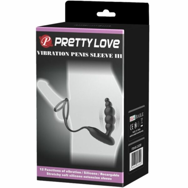 PRETTY LOVE BOTTOM - ANILLOS PENE CON PLUG VIBRADOR - Image 11