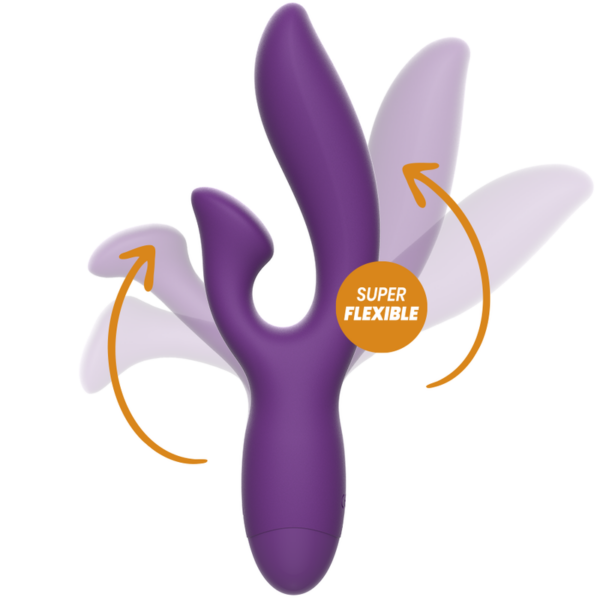 VIBRADOR FLEXÍVEL REWOLUTION REWOFUN COM COELHO - Image 2