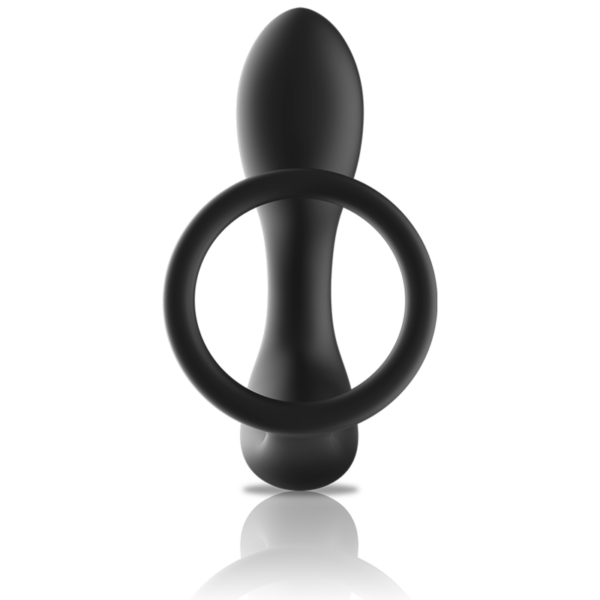 BLACK&SILVER - MASSAGER ANAL COM CONTROLE REMOTO SILICONE RECARREGÁVEL PRETO - Image 4