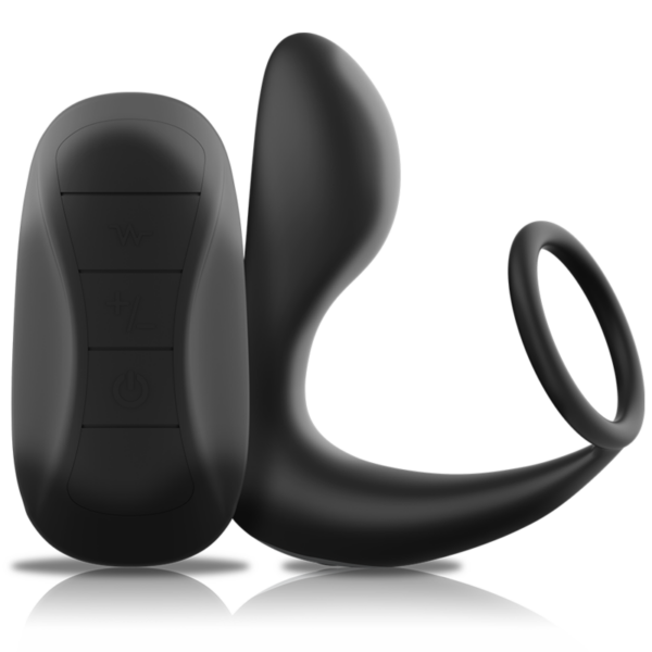 BLACK&SILVER - MASSAGER ANAL COM CONTROLE REMOTO SILICONE RECARREGÁVEL PRETO - Image 6