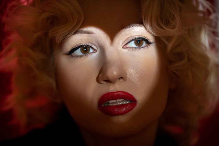 Vintage Glamour Hearth Shape Shadow Look Commercial Photography Stock Image