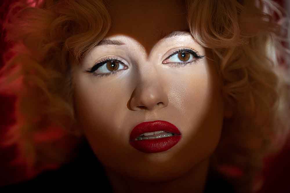 Vintage Glamour Hearth Shape Shadow Look Commercial Photography Stock Image