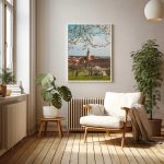 Prague during spring in Petrin Tower  Fine Art Poster - Image 6