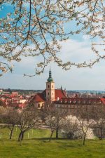 Prague during spring in Petrin Tower  Fine Art Poster - Image 2