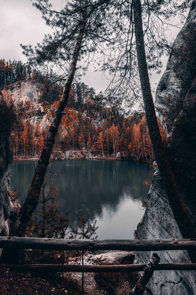 adrspach-lake-czech-republic-stock-photograph-2104202482520-1.jpg Autumn Reflections at Adršpach Lake Stock Image - Image 1