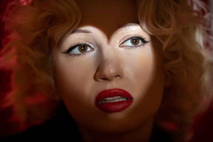 Vintage Glamour Heart Shape Shadow Look Commercial Photography Stock Image