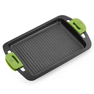 PARRILLA PLANA BRA PRIOR INDUCC.40CM RAYAS