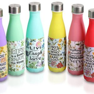 BOTELLA CRISTAL MATE LIVE LAUGH LOVE