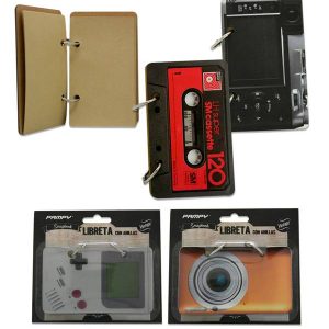 LIBRETA KRAFT CON ANILLAS RETRO