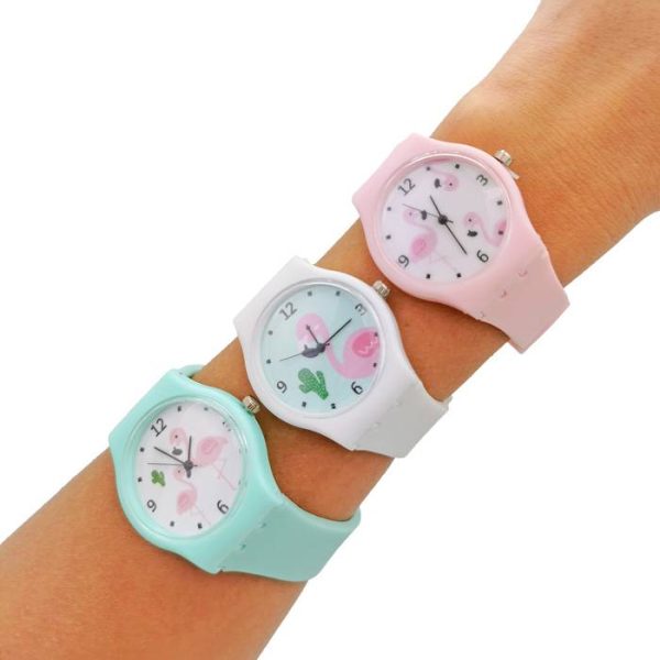 RELOJ ESFERA "FLAMENCOS" SILICONA - Image 4