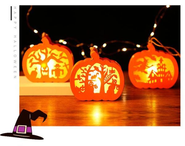 LUCES LED CALABAZAS DECORACIÓN HALLOWEEN - Image 8