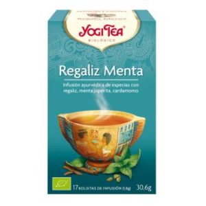 YOGI TEA  ALCAÇUZ e MENTA 17infusões