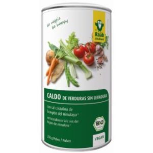 CALDO DE VEGETAIS sem fermento pote 350gr.