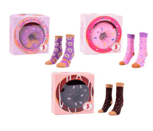 CALCETINES DONUTS EN CAJA DE REGALO