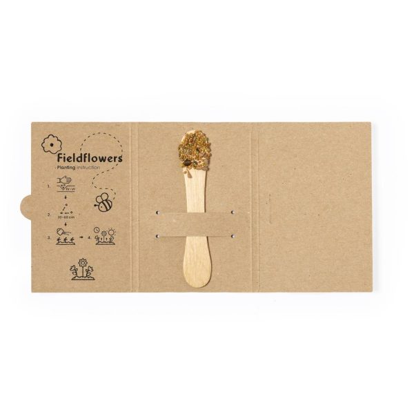 TARJETA DE CARTÓN RECICLADO CON SEMILLAS - Image 3