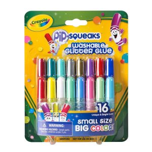 16 MINI PEGAMENTOS DE PURPURINA LAVABLES