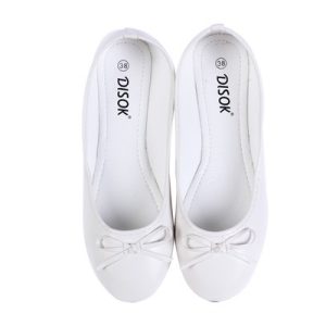 BAILARINAS MANOLETINAS "WEDDING" TALLA-S BLANCA