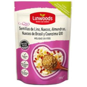 SEMENTES DE LINHAÇA com nozes amêndoas Q10 200gr.