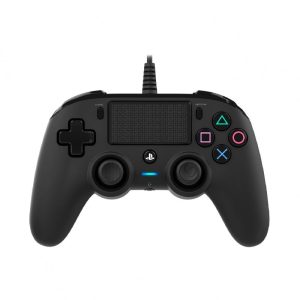 MANDO PS4 COMPATIBLE NACON CON CABLE- CERTIFICADO OFICIAL - NEGRO