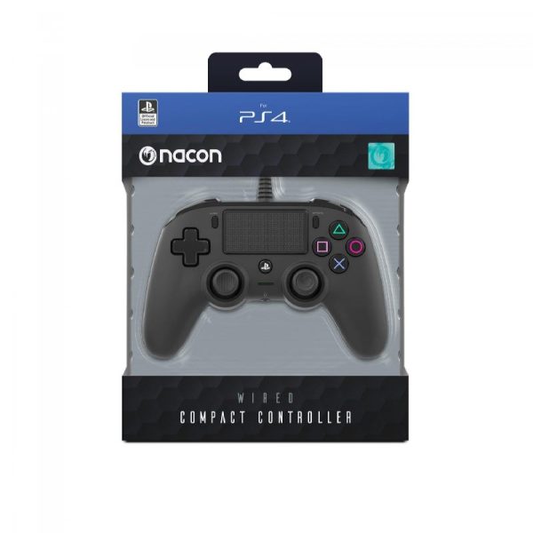 MANDO PS4 COMPATIBLE NACON CON CABLE- CERTIFICADO OFICIAL - NEGRO - Image 3