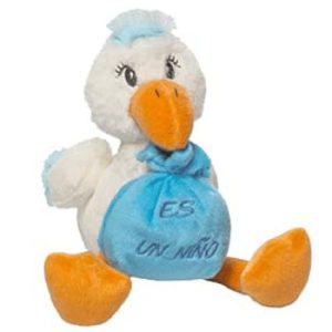 PELUCHE CIGÜEÑA "ES UN NIÑO"