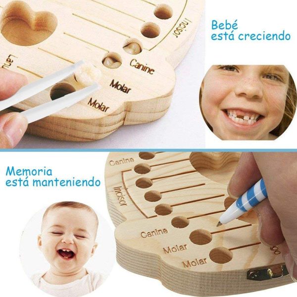 CAJITA DE MADERA PARA GUARDAR DIENTES DE LECHE - Image 6