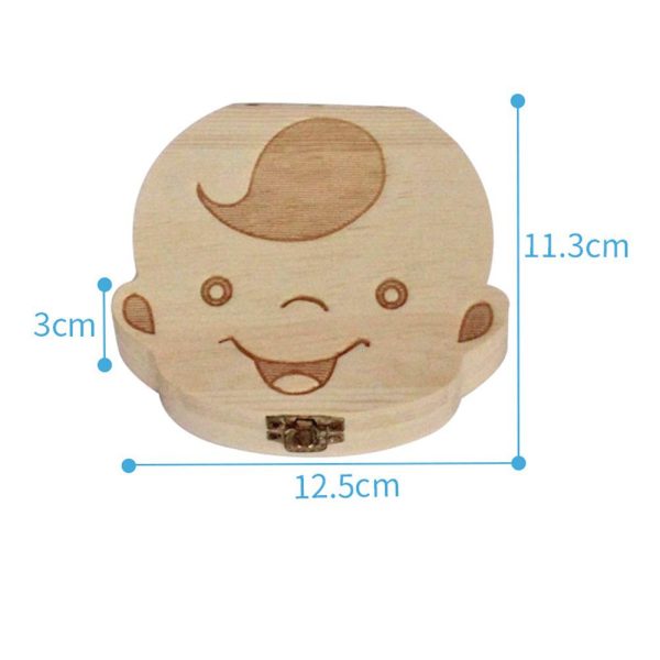 CAJITA DE MADERA PARA GUARDAR DIENTES DE LECHE - Image 2