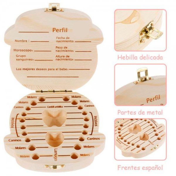 CAJA "COLORS" DE MADERA PARA DIENTES - Image 2