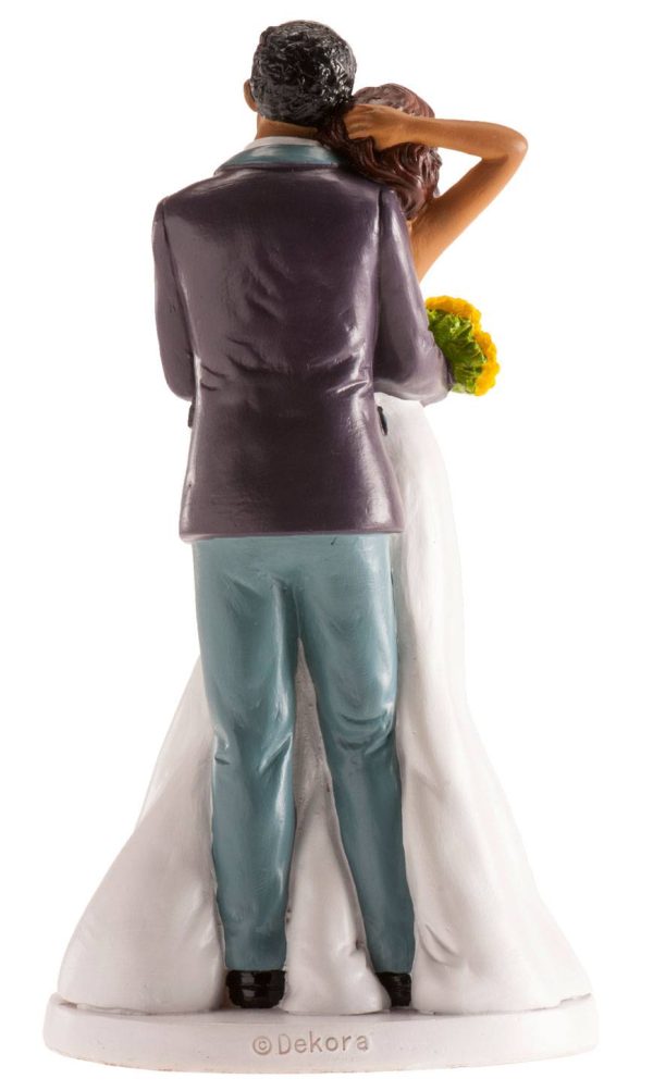 FIGURA PARA TARTA NOVIOS MORENOS 18 cm - Image 2