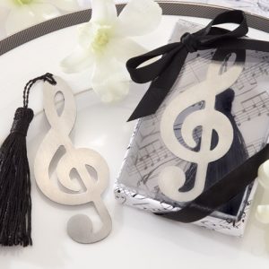 ELEGANTE PUNTO DE LIBRO "NOTA MUSICAL"