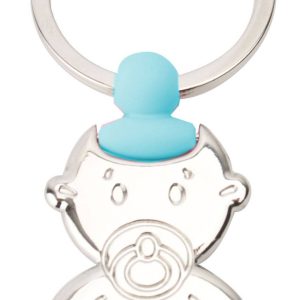 LLAVERO BEBE CHUPETE AZUL