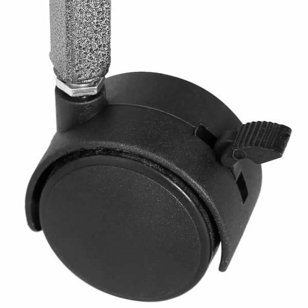Gaiola para pássaros 54x54x146 cm aço preto - Image 6