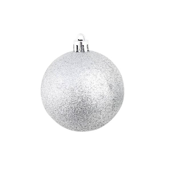 Conjunto de bolas de natal 100 pcs 3/4/6 cm prateado - Image 5