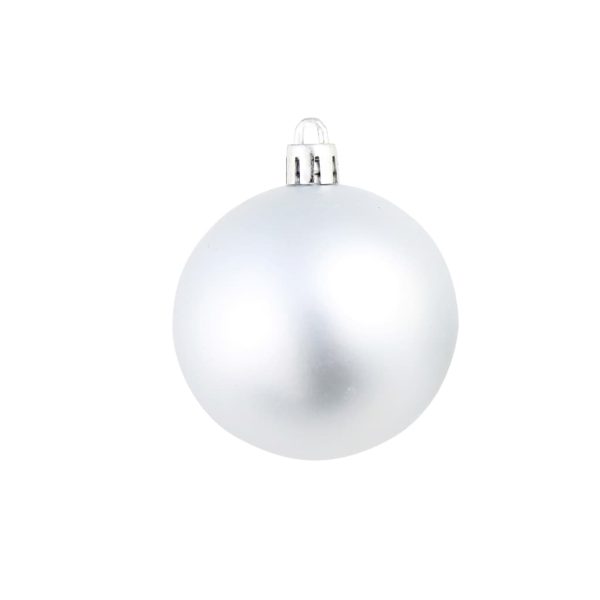 Conjunto de bolas de natal 100 pcs 3/4/6 cm prateado - Image 9