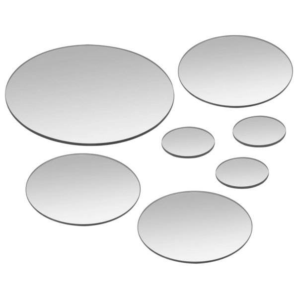 Conjunto de espelhos de parede redondos 7 pcs vidro - Image 4