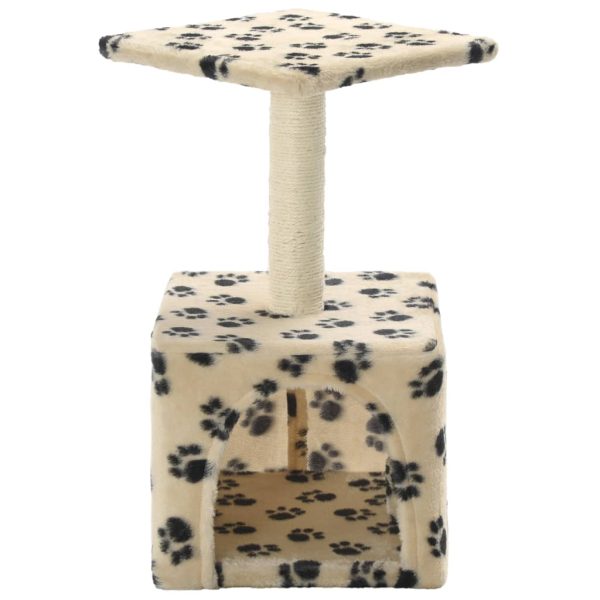 Árvore para gatos c/postes arranhadores sisal 55 cm bege - Image 3
