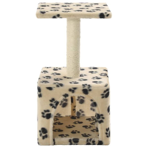 Árvore para gatos c/postes arranhadores sisal 55 cm bege - Image 4