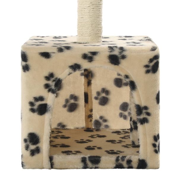 Árvore para gatos c/postes arranhadores sisal 55 cm bege - Image 6
